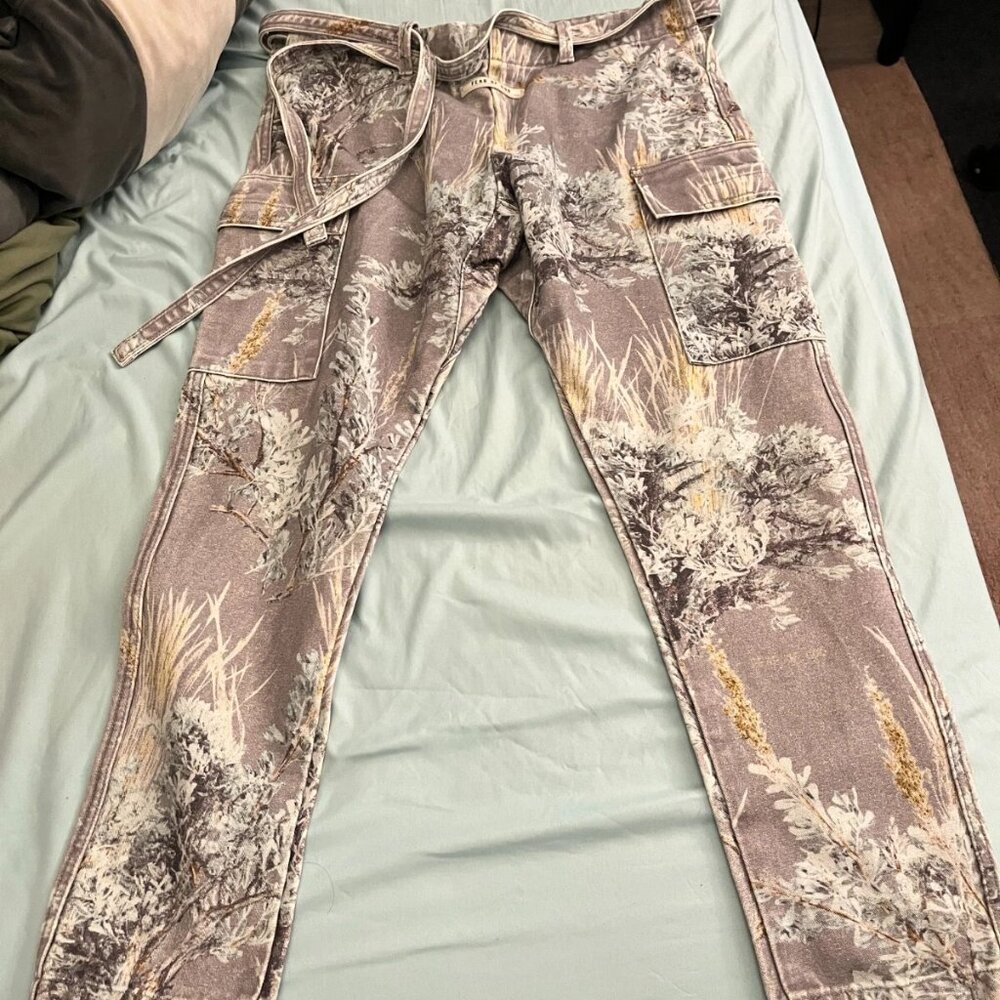 FEAR OF GOD Prairie Ghost Camo Jiu Jitsu Cargo Pants size Medium